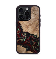 iPhone 15 Pro Wood Phone Case - Trey (Red, 815820)