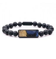 Lava Bead Wood Bracelet - Ronald (Cosmos, 815947)