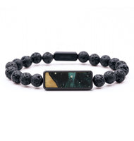 Lava Bead Wood Bracelet - Colleen (Cosmos, 815952)