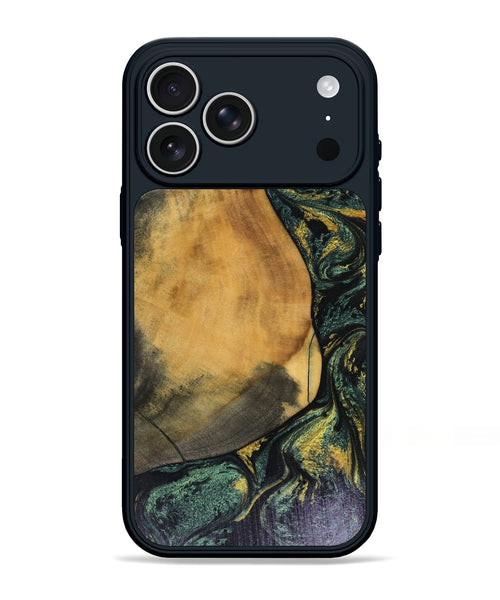 iPhone 17 Pro Max Wood Phone Case - Karsyn (Green, 816071)
