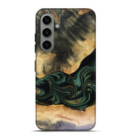 Galaxy S24 Plus Wood Live Edge Phone Case - Ahmir (Green, 816140)