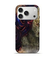 iPhone 17 Pro Wood Live Edge Phone Case - Cruz (Red, 816150)