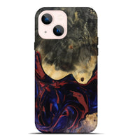 iPhone 14 Plus Wood Live Edge Phone Case - Dillon (Red, 816151)