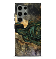 Galaxy S24 Ultra Wood Live Edge Phone Case - Nixon (Green, 816155)