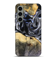 Galaxy S24 Plus Wood Live Edge Phone Case - Orpha (Black & White, 816165)