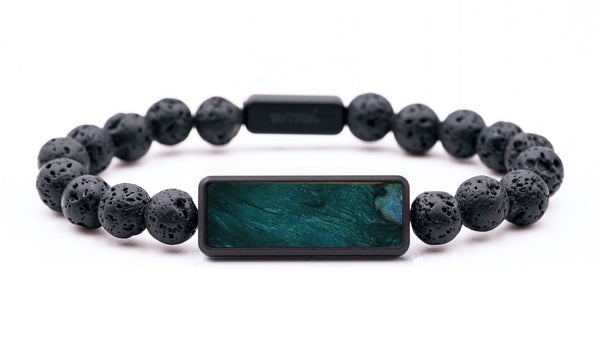 Lava Bead Wood Bracelet - Cadence (Wood Burl, 816705)