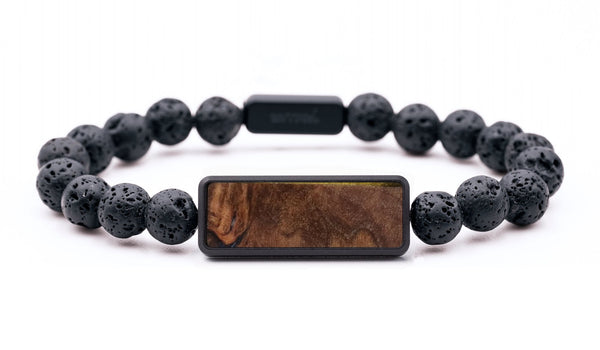 Lava Bead Wood Bracelet - Lance (Wood Burl, 816721)