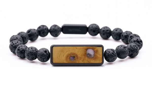 Lava Bead Wood Bracelet - Darlene (Wood Burl, 816730)