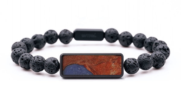 Lava Bead Wood Bracelet - Clifford (Wood Burl, 816732)