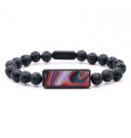 Lava Bead ResinArt Bracelet - Xander (Blue, 816786)