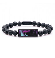 Lava Bead ResinArt Bracelet - Hugo (Purple, 817416)