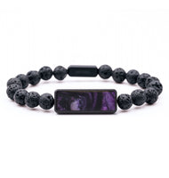 Lava Bead ResinArt Bracelet - Kris (Purple, 817421)