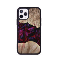 iPhone 11 Pro Wood Phone Case - Eliana (Red, 817620)