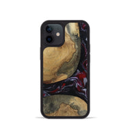 iPhone 12 mini Wood Phone Case - Zelda (Red, 817623)