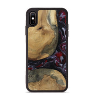 iPhone Xs Max Wood Phone Case - Zelda (Red, 817623)