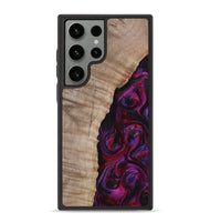 Galaxy S23 Ultra Wood Phone Case - Effie (Red, 817702)