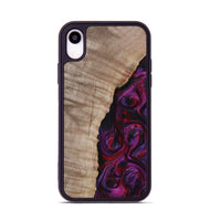 iPhone Xr Wood Phone Case - Effie (Red, 817702)