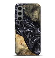 Galaxy S23 Plus Wood Live Edge Phone Case - Claude (Black & White, 818247)