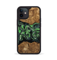 iPhone 12 Wood Phone Case - Laraine (Ancient Olive, 818636)