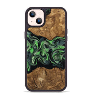 iPhone 14 Plus Wood Phone Case - Laraine (Ancient Olive, 818636)