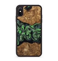 iPhone Xs Max Wood Phone Case - Laraine (Ancient Olive, 818636)