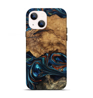 iPhone 13 Wood Live Edge Phone Case - Rubi (Ancient Olive, 818744)