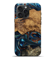 iPhone 16 Pro Max Wood Live Edge Phone Case - Rubi (Ancient Olive, 818744)