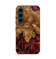 Galaxy S23 Wood Live Edge Phone Case - Booker (Ancient Olive, 818746)