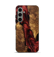Galaxy S24 Wood Live Edge Phone Case - Kinslee (Ancient Olive, 818753)