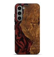 Galaxy S23 Plus Wood Live Edge Phone Case - Sylas (Ancient Olive, 818757)