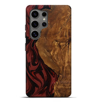 Galaxy S25 Ultra Wood Live Edge Phone Case - Sylas (Ancient Olive, 818757)