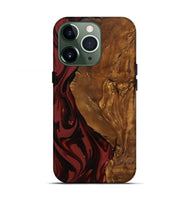 iPhone 13 Pro Wood Live Edge Phone Case - Sylas (Ancient Olive, 818757)