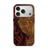 iPhone 17 Pro Wood Live Edge Phone Case - Sylas (Ancient Olive, 818757)