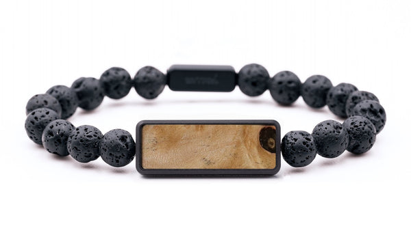 Lava Bead Wood Bracelet - Tammy (Wood Burl, 818842)