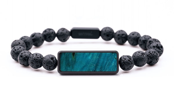Lava Bead Wood Bracelet - Beau (Wood Burl, 818844)
