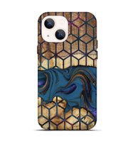iPhone 14 Wood Live Edge Phone Case - Reuben (Pattern, 818925)
