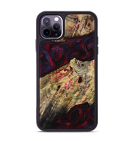 iPhone 11 Pro Max Wood Phone Case - Adyson (Red, 819033)