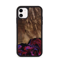 iPhone 11 Wood Phone Case - Royal (Red, 819036)