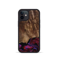 iPhone 12 mini Wood Phone Case - Royal (Red, 819036)