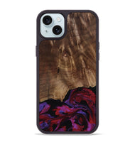 iPhone 15 Plus Wood Phone Case - Royal (Red, 819036)