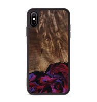 iPhone Xs Max Wood Phone Case - Royal (Red, 819036)