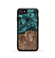 iPhone SE Wood Phone Case - Desirae (Ancient Olive, 819099)