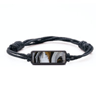 Classic ResinArt Bracelet - Brynn (Black & White, 819163)