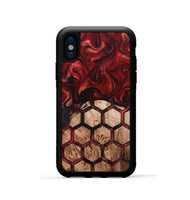 iPhone Xs Wood Phone Case - Oma (Ancient Olive, 819440)