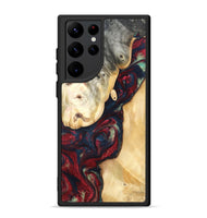 Galaxy S22 Ultra Wood Phone Case - Ocie (Red, 819533)