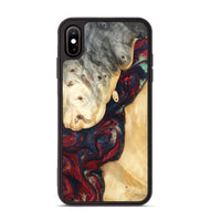 iPhone Xs Max Wood Phone Case - Ocie (Red, 819533)