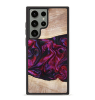 Galaxy S23 Ultra Wood Phone Case - Tonia (Red, 819629)
