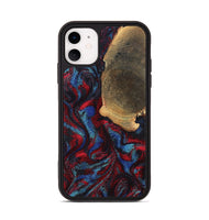 iPhone 11 Wood Phone Case - Karyme (Red, 819685)