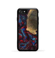 iPhone SE Wood Phone Case - Karyme (Red, 819685)