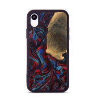 iPhone Xr Wood Phone Case - Karyme (Red, 819685)